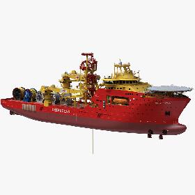 Edda Freya Offshore Construction Vessel 3D model
